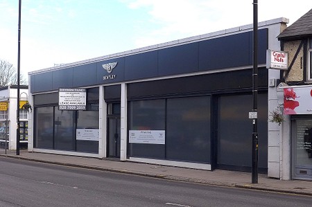 empty car showroom