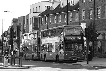 34 bus at stand