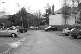 Car park half full
