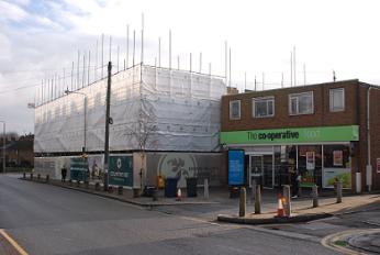Community centre being built, Mays Lane