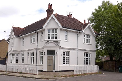 large house on corner