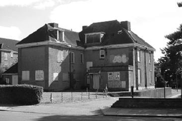 derelict former Marie Foster home