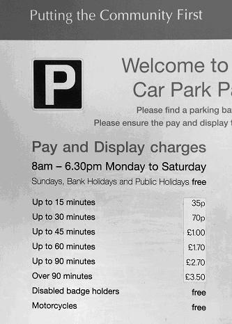 Barnet parking charges