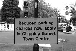 Reduced parking charges