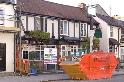 The Monk pub undergoing alterations