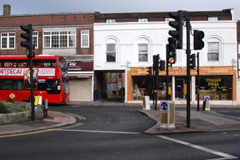 Wood Street turning into High Street, Barnet